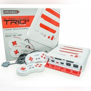Retro-Bit Super RetroTRIO Plus 3 in 1 System Console used in a good condition